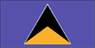 Saint Lucia Bandiera