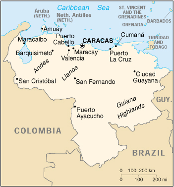 Risultati immagini per venezuela carta geografica