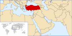 Mappa con il paese da riconoscere