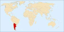 Mappa con il paese da riconoscere