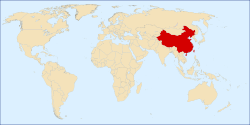 Mappa con il paese da riconoscere