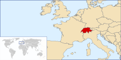 Mappa con il paese da riconoscere
