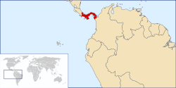 Mappa con il paese da riconoscere