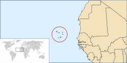 Mappa con il paese da riconoscere