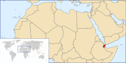 Mappa con il paese da riconoscere