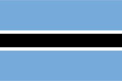 Botswana Bandiera