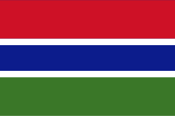 Gambia Bandiera
