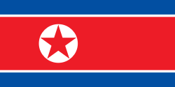 Corea del Nord Bandiera