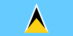 Saint Lucia Bandiera