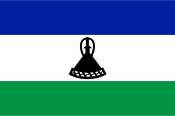 Lesotho Bandiera