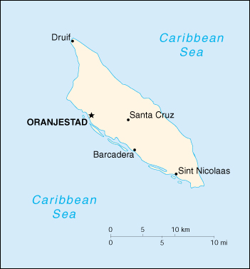 Aruba Cartina Geografica