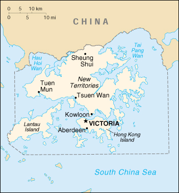 Hong Kong Cartina Geografica