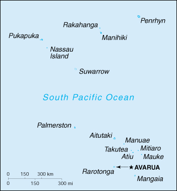 Isole Cook Cartina Geografica