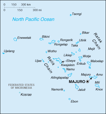Isole Marshall Cartina Geografica