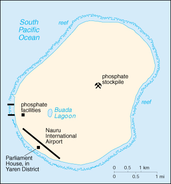 Nauru Cartina Geografica