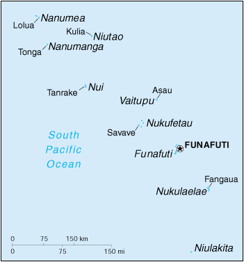 Tuvalu Cartina Geografica