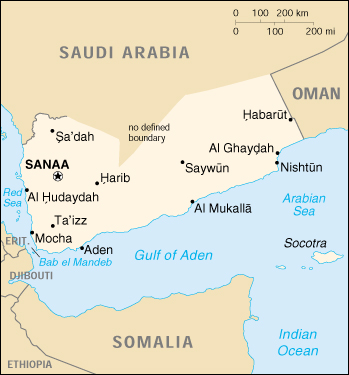 Mappa Yemen - cartina geografica e risorse utili - Viaggiatori.net